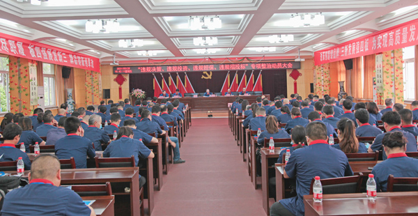 公司召開“違規(guī)決策、違規(guī)投資、違規(guī)擔(dān)保、違規(guī)招投標(biāo)”專項(xiàng)整治動員大會